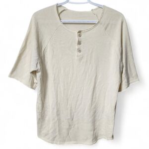 Zara Casual 3 Button Raw-Edges Shirt